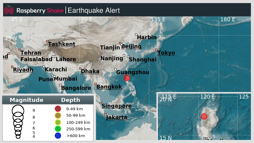 raspishakEQ's tweet photo. Preliminary M5.0 #earthquake 2km/1miles from #Manabo, in #Philippines, 2022-07-27 07:38 UTC by @raspishake network.

Join the largest #CitizenScience #seismograph community ➡ https://t.co/Y5O0dgJqJF

EVENT ➡ https://t.co/fRKLdtpqVH https://t.co/DyO4EO70u5