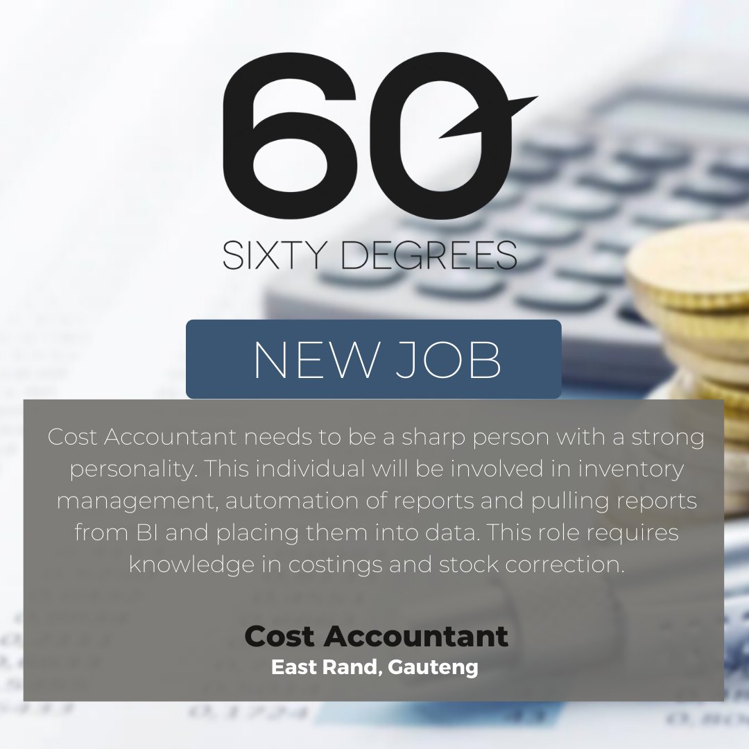 test Twitter Media - New #JobAlert - Cost Accountant in East Rand, Gauteng.
For more information & to apply, please click on the link below;
https://t.co/S889HpkicB
#Cost #Accountant #EastRand #Gauteng #hiring https://t.co/PsMbIENwwR