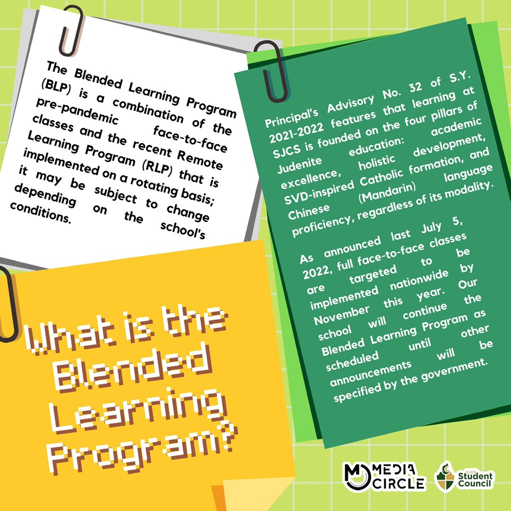 The more you know!  ✨ 

Curious to learn more about the Blended Learning Program (BLP)? Do you need to revisit the orientations? Worry not, we’ve got you covered!

Take a look below to know all about BLP. 👀 

#Feeling22
#SeizingChances