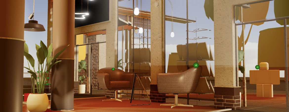 pacifesem's tweet photo. wip cafe for fun. any feedback is appreciated. 

⭐️ likes &amp; rts are appreciated 👍 
#roblox #RobloxDev https://t.co/lX4WZZHjbp