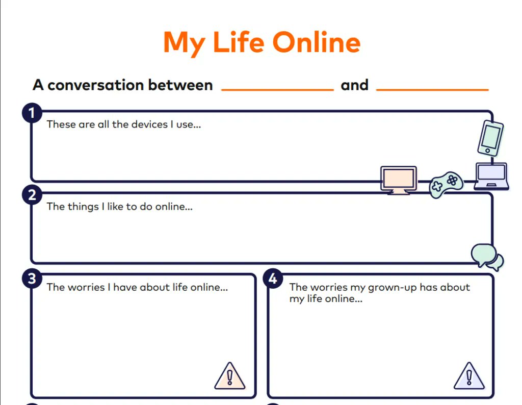 childnet's tweet image. A great way of incorporating #OnlineSafety into the household in a fun and approachable way is to use our printable templates.

See more Childnet activities for the family to enjoy this summer! ⬇️

bit.ly/3oeSXoB