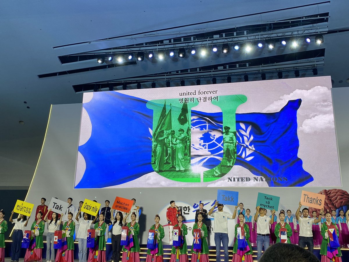 27/7 - Important day in 🇰🇷 as we are marking the anniversary of the Armistice Agreement. As always a solemn and impressive event with inspiring speeches and beautiful performances. Thanks for remembering! 🇺🇳🇰🇷🇳🇴<a href="/UN_Command/">United Nations Command 유엔군사령부/유엔사</a> <a href="/ROK_MND/">국방부</a> <a href="/Forsvarsdep/">Norwegian Ministry of Defence</a> <a href="/Utenriksdept/">Utenriksdepartementet</a> <a href="/MOFAkr_eng/">MOFA</a>