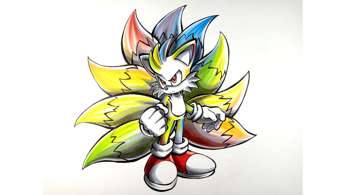 Grunty Art on X: #sonic #shadow #fusion #copic # #gruntyart   / X