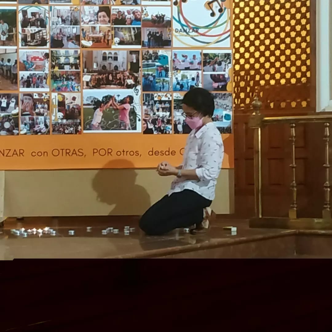 Celebración de Santa Ana con representantes de laicos Spínola, Spínola Solidaria y Fundación Spínola. Vivencia de familia carismática que se siente llamada a aportar al mundo la luz recibida. #XXICapítuloGeneralADC