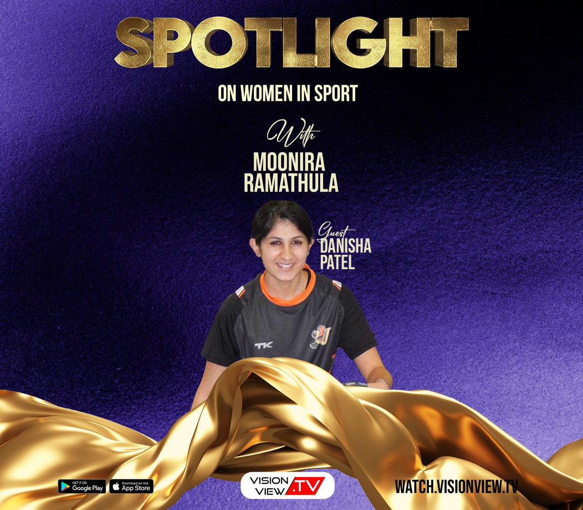 futballinggirls's tweet photo. #SpotlightOnWomenInSport Season 2, Episode 2 is now available on @VisionViewTV_ , @MoonsRams chats to National Table Tennis Champion Danisha Patel.
#HerStoryHerDreamHerVision
#FutballingGirlsNPO
#VisionViewProductions
#WomenInSport https://t.co/ZdYVdhVwrU