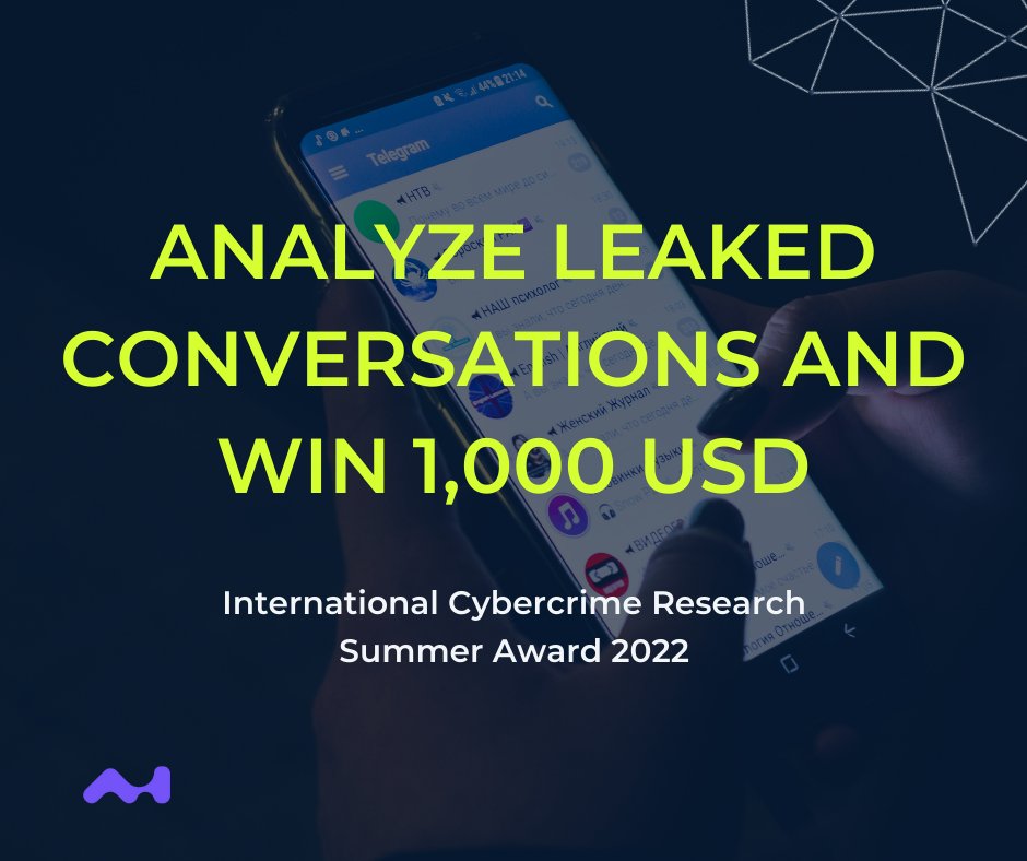 ctu_cs's tweet photo. Do you want to see how a criminal organization operates? Join our summer challenge for students and win $1,000!
Registration until August 1: https://t.co/Gu88DlGQUM
#cybercrime #ContiLeaks #criminology #computerscience #chatlogs @StratosphereIPS https://t.co/BM7eLl3BeF