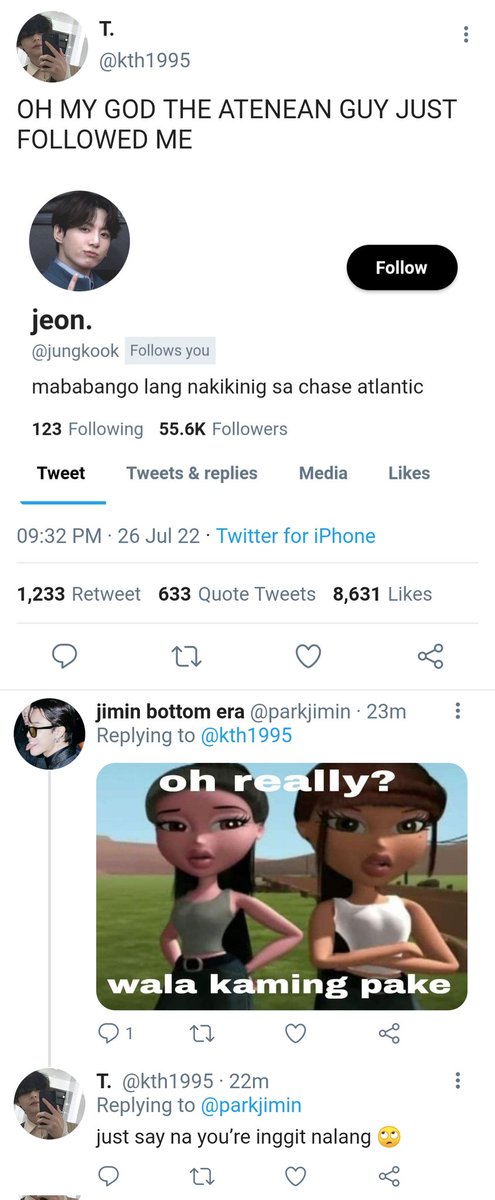 nabwishits's tweet photo. — “TAMING THE CONYO.”

#taekookau wherein jungkook is ‘straight’ so his friends dared him to court this thomasian conyo guy in order to make him show off his real self https://t.co/rFYm1xtp8H