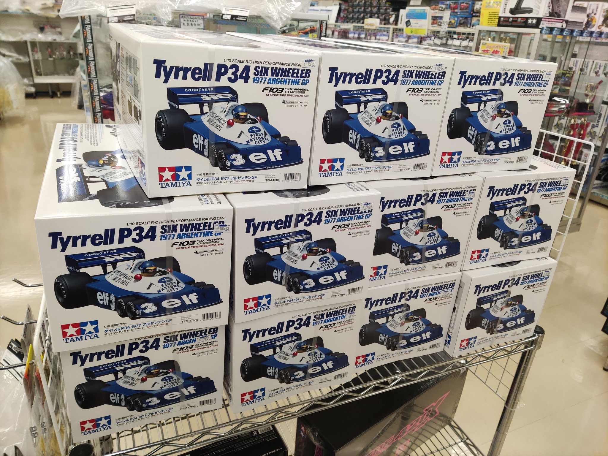こう　タミヤ　タイレル P34 1977 アルゼンチンGP Amazon.co.jp: タミヤ(TAMIYA) 1/10 電動RCカー 特別企画 No.186