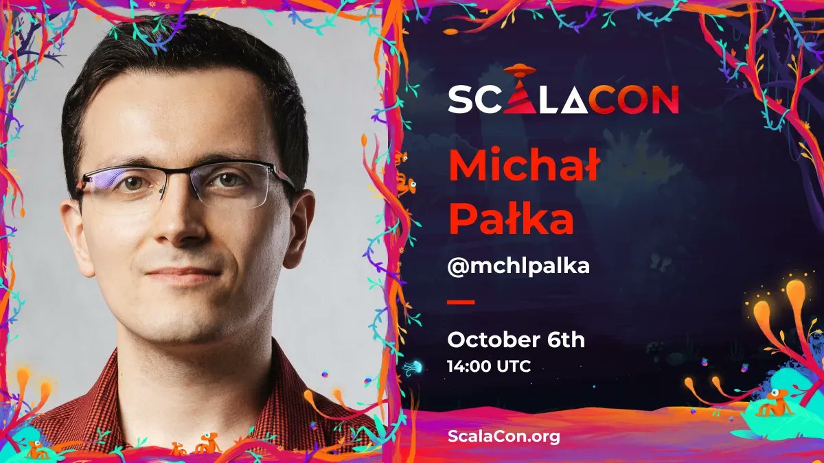 ScalaCon's tweet image. Dive into structural typing in Scala 3 with @mchlpalka this fall at ScalaCon!
Get additional details and register at buff.ly/3lJyYxb
#ScalaCon #Scala3