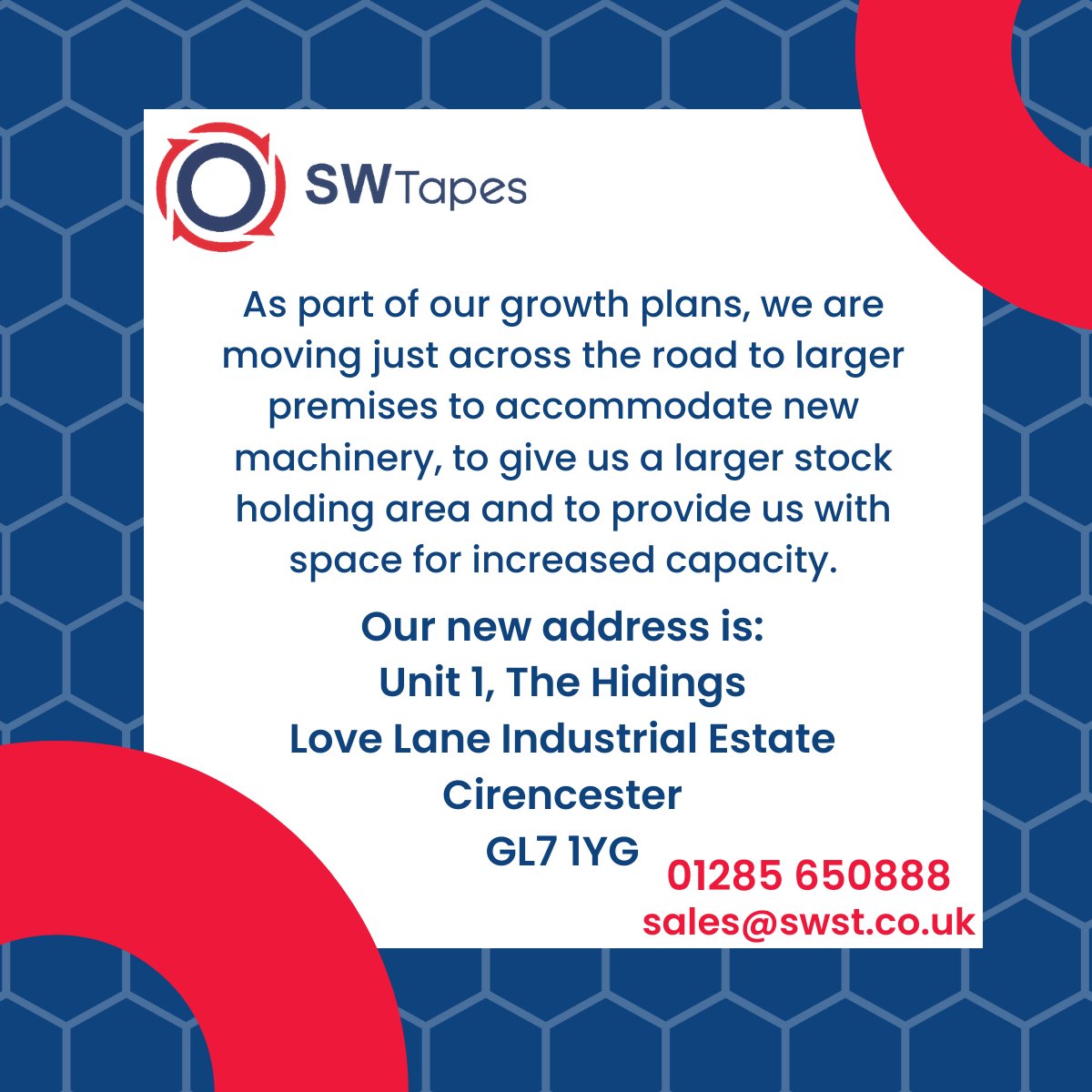 SWSTapes's tweet image. 📢We have an exciting announcement!📢

We are #Moving premises this month! 🥳😊