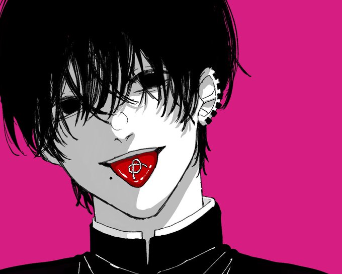 「tongue piercing」 illustration images(Latest)｜8pages
