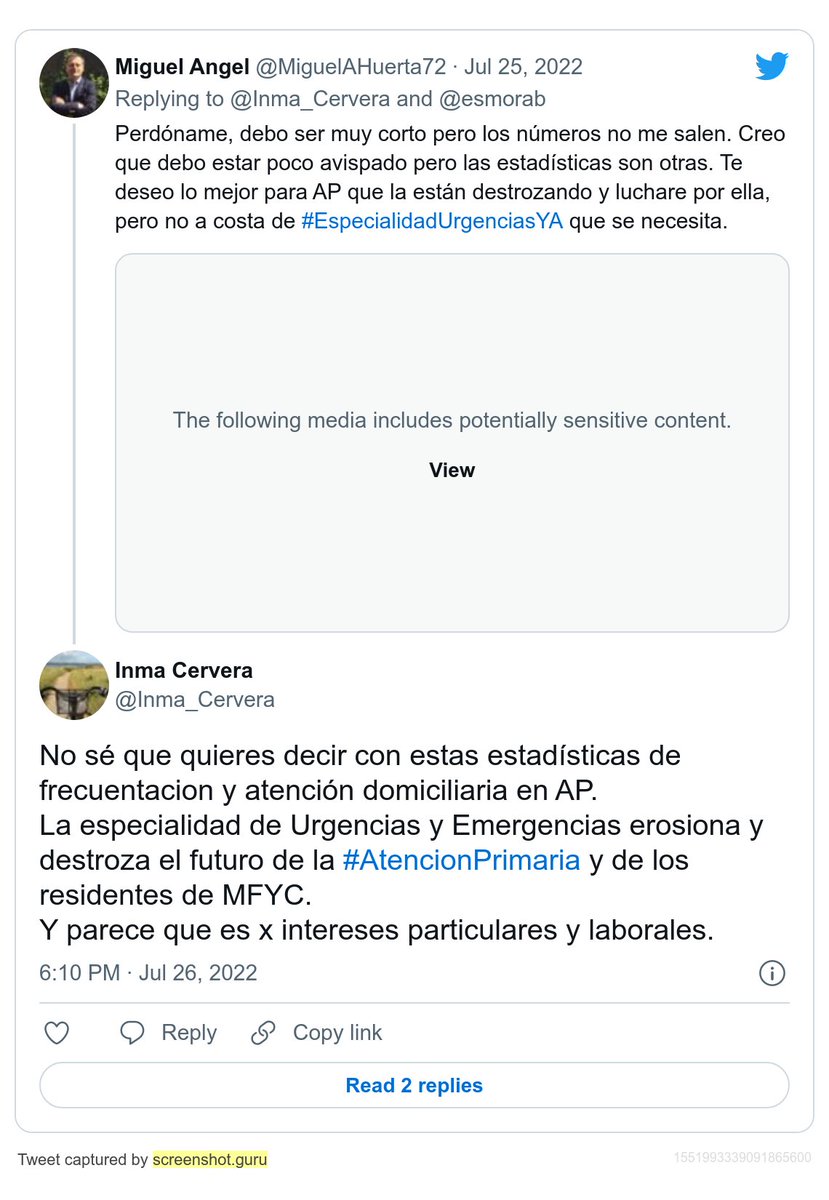 La #EspecialidadMUE y los <a href="/urgenciologos/">Urgenciólogos CV</a> como “invasores”, “erosionadores”, vividores (“ganamos mucho más y trabajamos menos”), conspiradores para eliminar la atención primaria, “destructores” de su futuro…