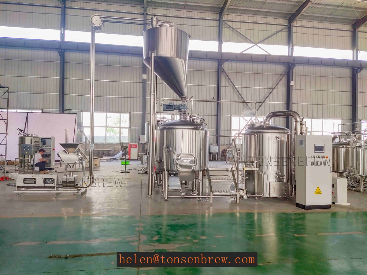 HelenLiu2018's tweet image. Australia 1000L brewery, 3-vessels brewhouse with direct fire heating, 5*1200L fermenters, Pipe Chain Conveying for Increased Efficiency and Reduced Inventory. We will supply a professional solution for you.
Email: helen@tonsenbrew.com
Whatsapp: +86 153 1556 2731
#tonsen #brewery