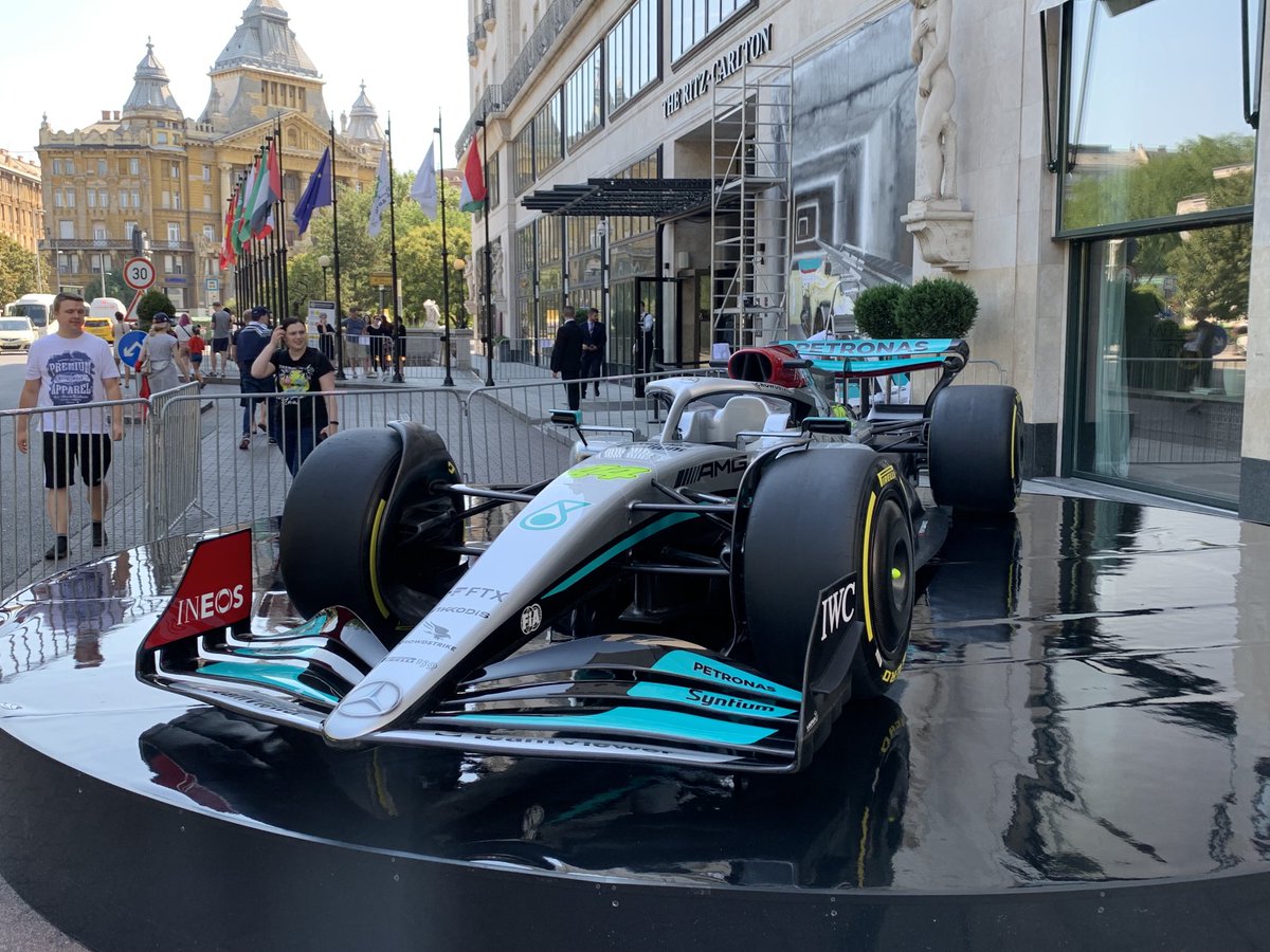 Stephen Dolan (@stephenadolan) on Twitter photo Not everyday you come out the metro and see <a href="/LewisHamilton/">Lewis Hamilton</a>’s <a href="/MercedesAMGF1/">Mercedes-AMG PETRONAS F1 Team</a> parked outside! #Budapest #Formula1 Not everyday you come out the metro and see <a href="/LewisHamilton/">Lewis Hamilton</a>’s <a href="/MercedesAMGF1/">Mercedes-AMG PETRONAS F1 Team</a> parked outside! #Budapest #Formula1