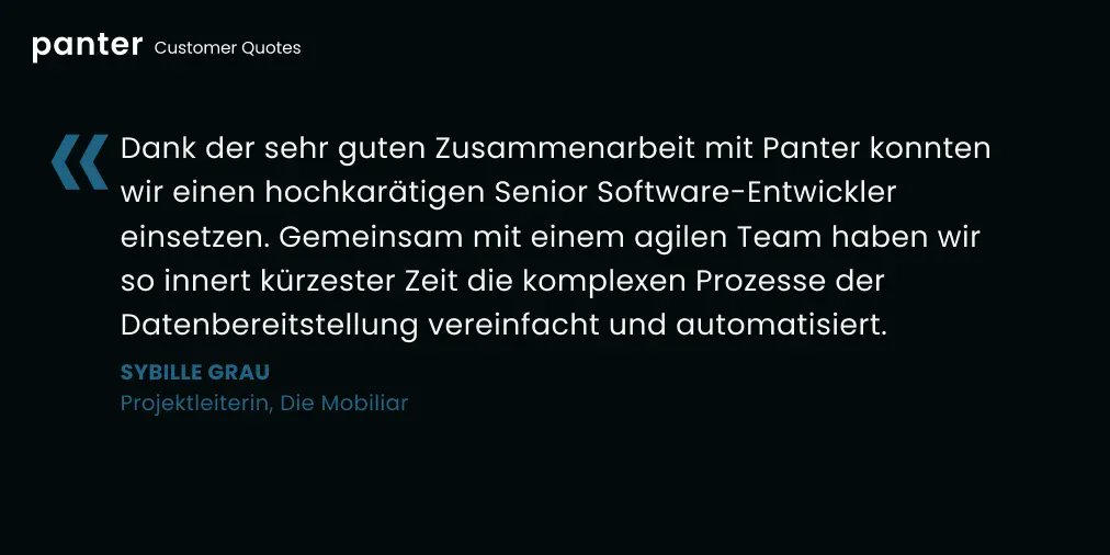Unterschiedliche Systeme &amp; Technologien + Interaktionen mit Kund_innen = grosses, heterogenes Datenvolumen/Tag. Panter konnte bei der #Mobiliar zur techn. Lösung beigetragen, die den komplexen Prozess der Datenbereitstellung stark vereinfacht &amp; automatisiert. Showcase-Link in Bio