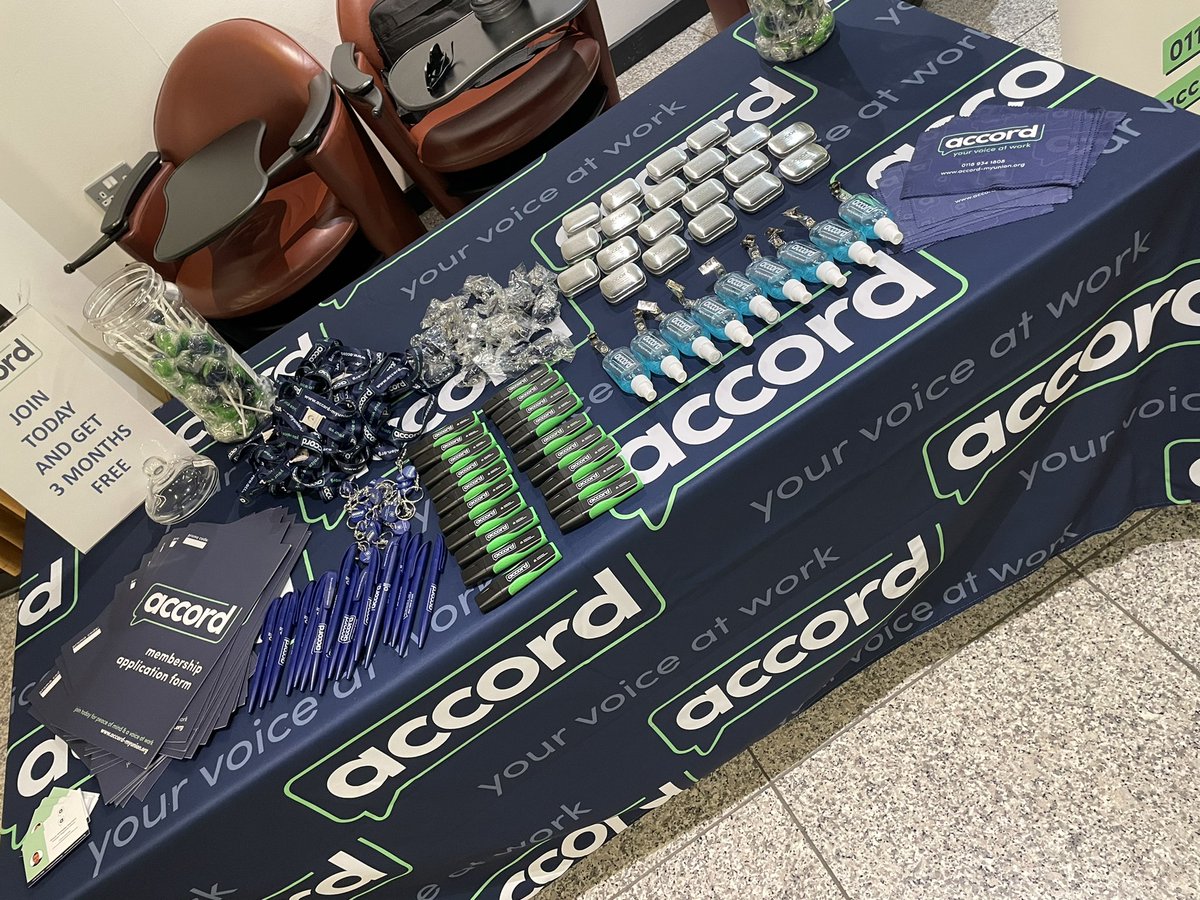 Accord is @ Lex Autolease today: We are visiting our members in Cheadle today so come and see us! We’re near the canteen! We have loads of great things for our existing members and for our new members! Come and have a chat! #Accord #union  #protectwhatmatters #lloydsbankinggroup