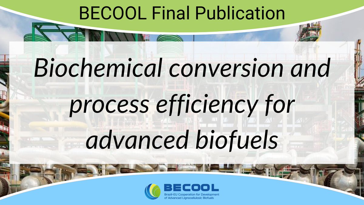 One of the work packages of BECOOL focused on increasing the #energyefficiency of biochemical pathways to produce cellulosic #ethanol from the diverse range of feedstocks studied by the project. 

Read the results on BECOOL's final publication: bit.ly/3PnN5pi