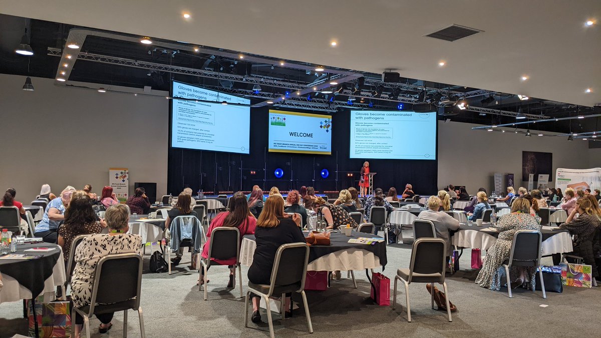 Listening to Jennie Wilson discussing glove use and how inappropriate use increases the risk of cross contamination #thesummerofbugs <a href="/IPSTrentbranch/">IPS_TrentBranch</a>