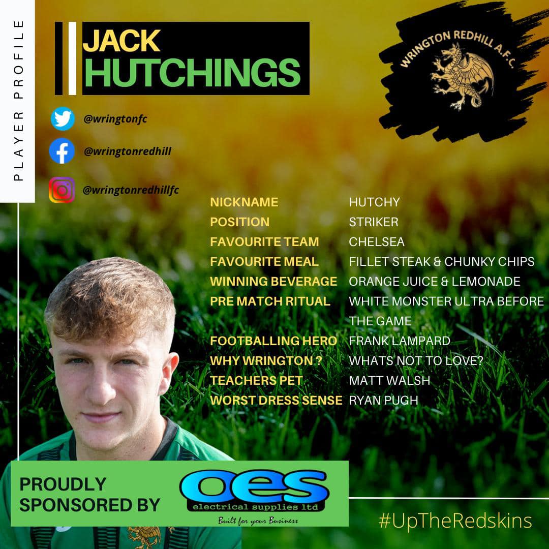 🚨 ANOTHER OES SPONSORSHIP 🚨 
We are proud to announce that we are sponsoring <a href="/WringtonFc/">Wrington Redhill FC</a> Striker and last seasons top goalscorer, Jack Hutchings!
We wish him and Wrington Redhill FC all the best for next season  #UpTheRedskins