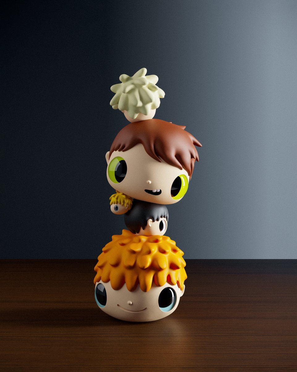 Artist #JavierCalleja is back with another round of heads! “Heads Ver. 2” is authenticated by ZHEN. and backed by blockchain, so that no matter where these little heads appear, they’ll be as genuine as their smile. #AuthenticatedByZHEN