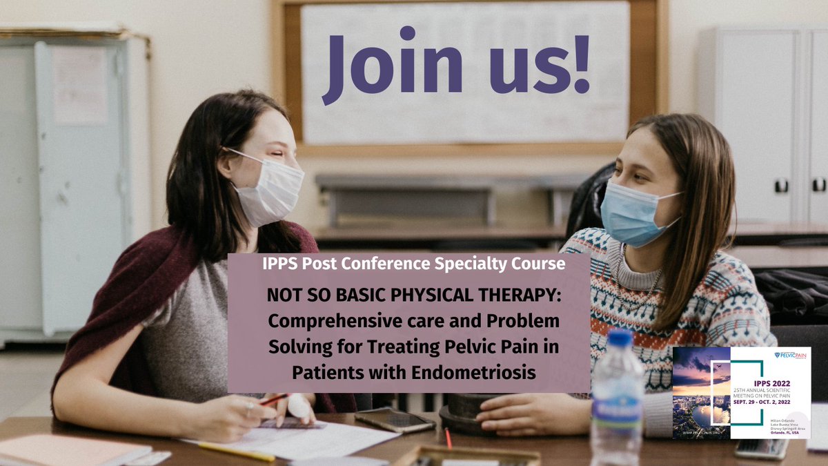 Register today for our Post Conference Specialty Course with Not So Basic Physical Therapy! This event will take place Sunday, October 2, at the Hilton Orlando - Disney Springs. Learn more and register here:  pelvicpain.org/annual2022/pro…