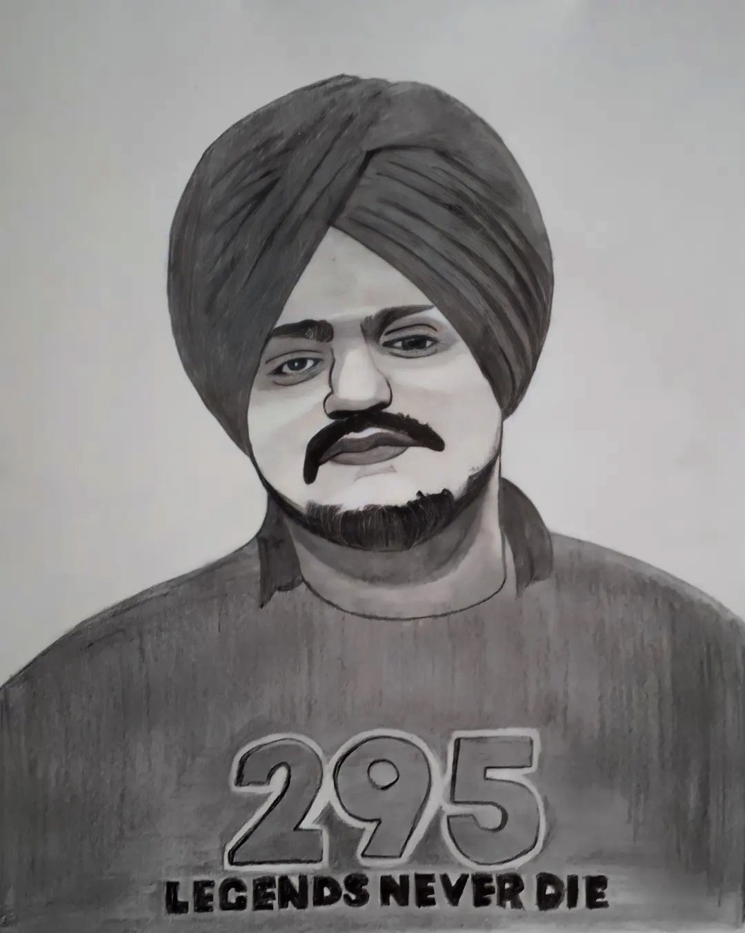 Sidhu moosewala with turban pencil sketch, highly | Stable Diffusion |  OpenArt