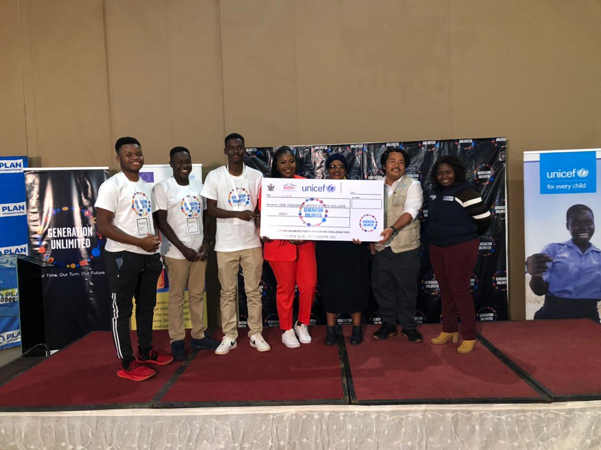 Well done to Lynked with a wire for taking the 5th position! Congratulations team💃 @GenUnlimited_ @UNICEFZIMBABWE @PlanZimbabwe @UNDPZimbabwe #GenerationUnlimited #GenUbootcamp