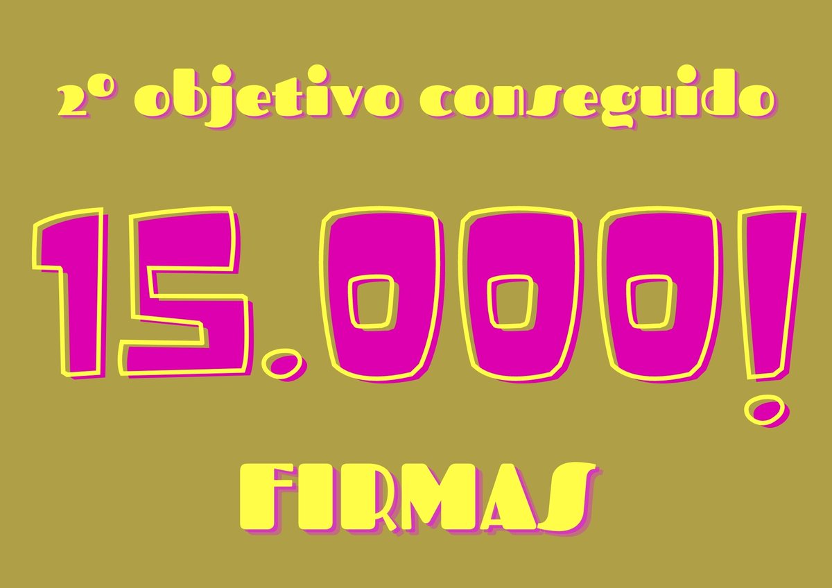 1⃣
Satisfechas con nuestro trabajo. Cumplido el segundo objetivo: MÁS DE 15000 FIRMAS RECOGIDAS! para la #IniciativaLegislativaPopular de la Proposición de Ley de Recuperación del Sistema Nacional de Salud de @CAS_Estatal_
GRACIAS a quienes lo han hecho posible. En septiembre más