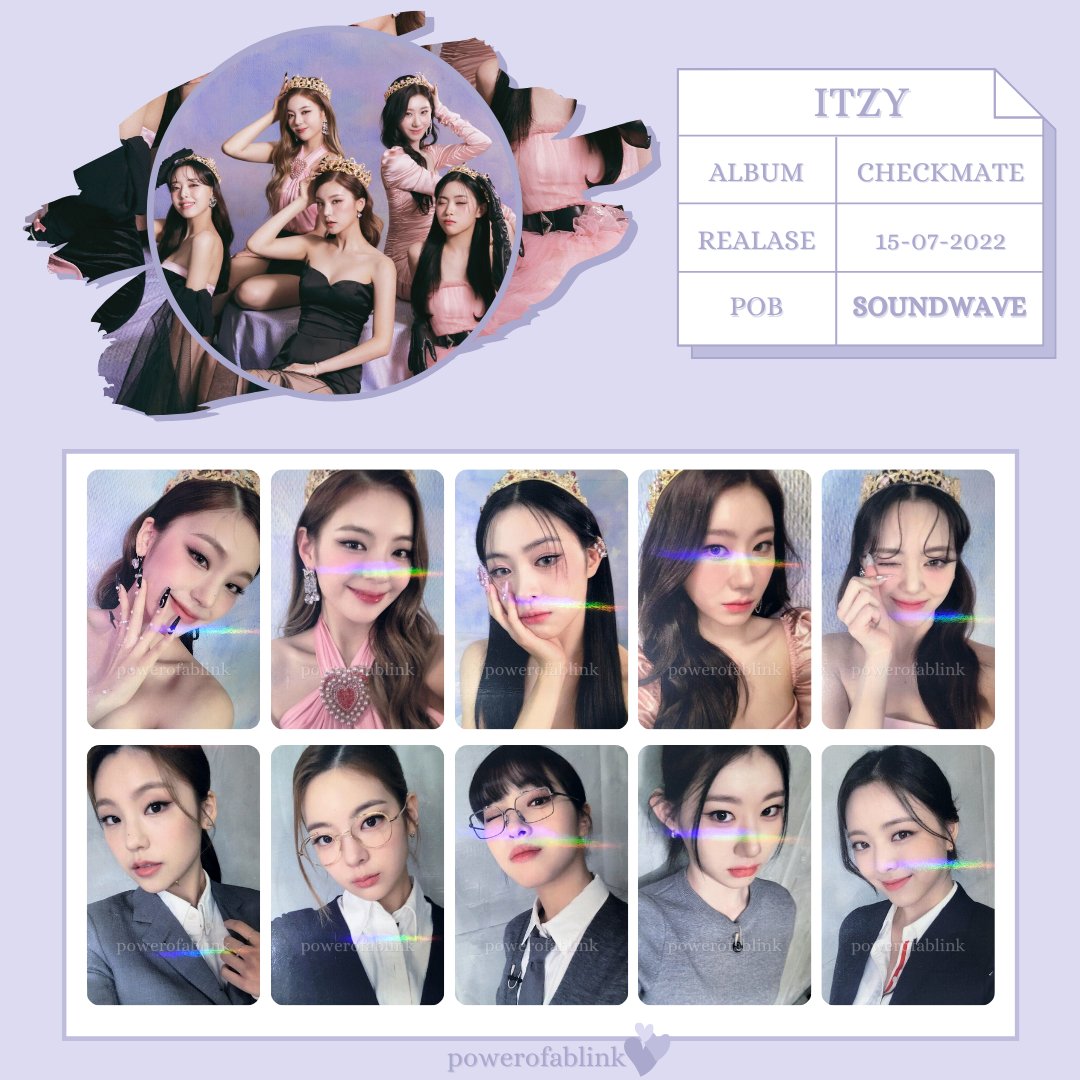 ITZY Checkmate soundwave 特典 トレカ コンプ セット ITZY ユナ checkMate soundwave 特典 トレカ - メルカリ