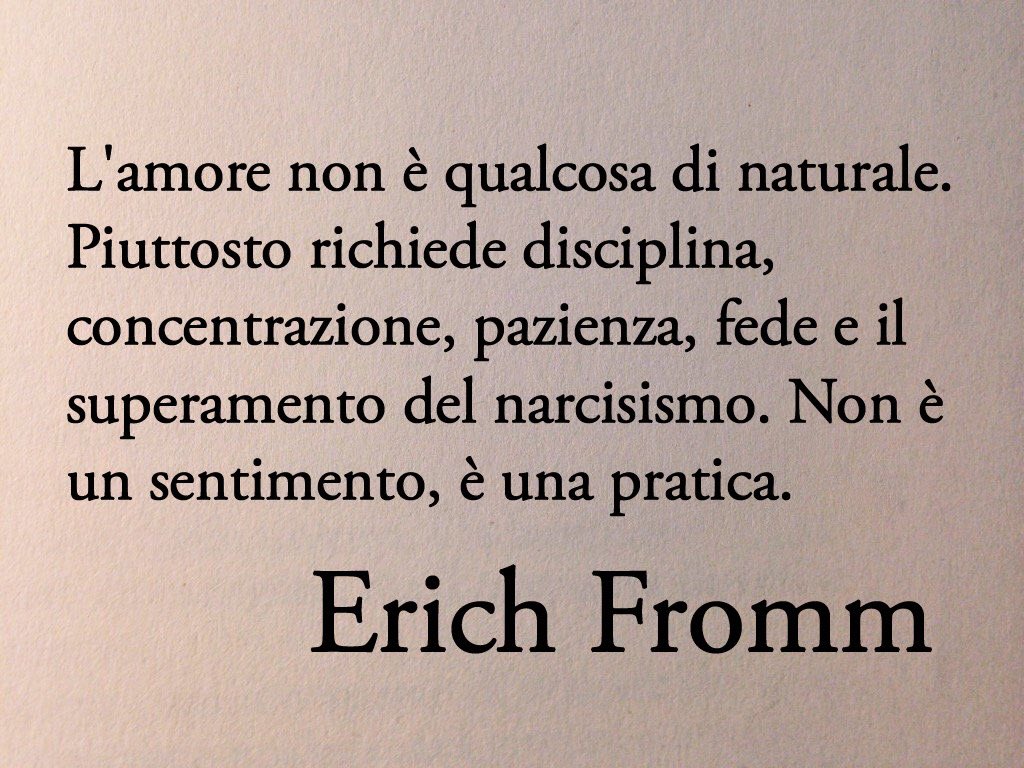 Poesia on X: Erich Fromm. L'arte di amare 📚  / X