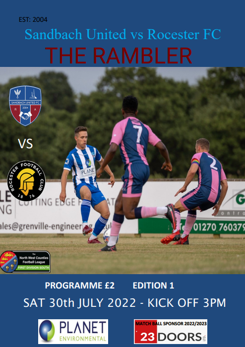 Sandbach United - 1st Team ⚽️ (@sandbachfc_1st) on Twitter photo SAT 30th July 3pm - FOOTBALL IS BACK
The opening of the Andrew Kimber memorial stand will take place before the game, our 250th Competitive fixture since joining the <a href="/NWCFL/">The NWCFL ⚽️</a> . And the Charity Shield is on in the bar afterwards
Lets make this a bumper crowd
£5 AD
£3 CO
U16 Free SAT 30th July 3pm - FOOTBALL IS BACK
The opening of the Andrew Kimber memorial stand will take place before the game, our 250th Competitive fixture since joining the <a href="/NWCFL/">The NWCFL ⚽️</a> . And the Charity Shield is on in the bar afterwards
Lets make this a bumper crowd
£5 AD
£3 CO
U16 Free
