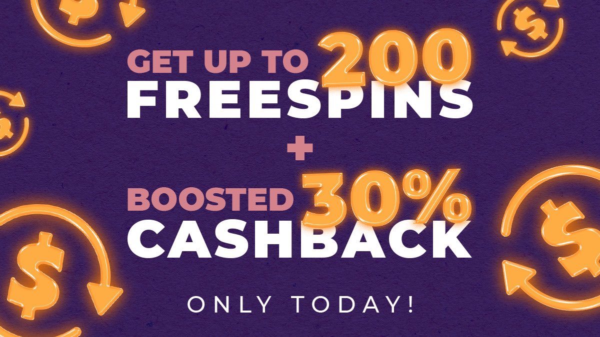Get up to 200 #freespins + 30% #cashback only TODAY at ChipStars

More info: 

