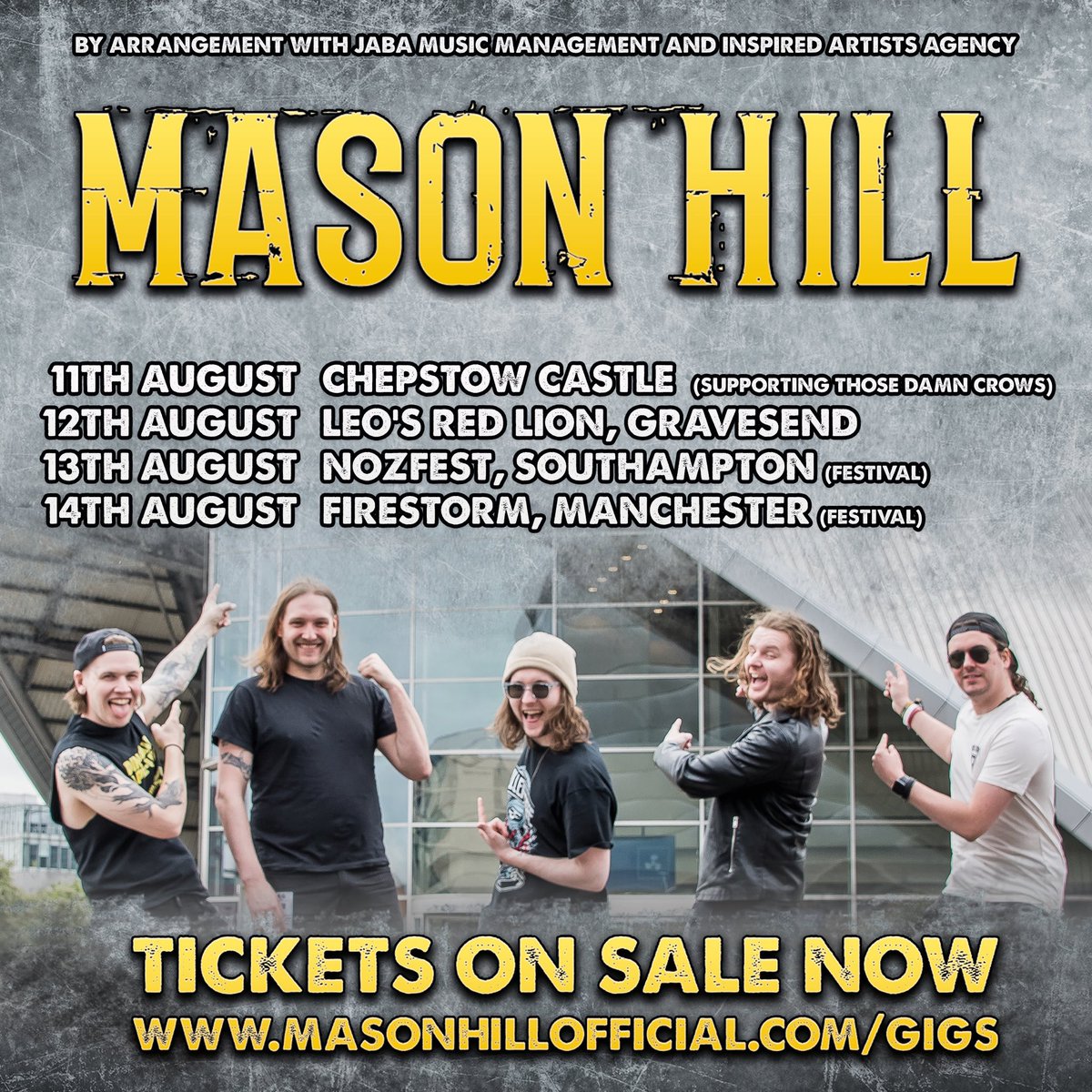 This Saturday we’re away up to the Highlands for a festival appearance at the iconic @belladrumfestival 

Then in approximately 2 weeks we’ll be coming back down to England and Wales for some more awesome shows!