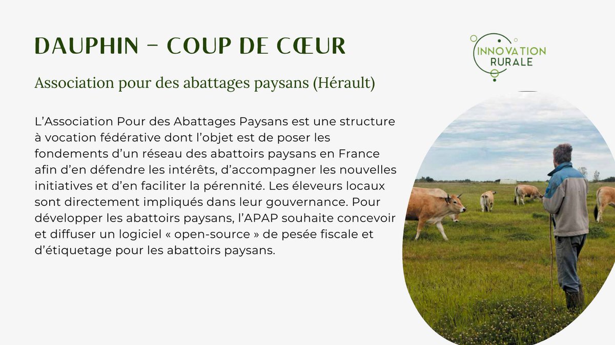 Prix de l’Innovation Rurale tweet media