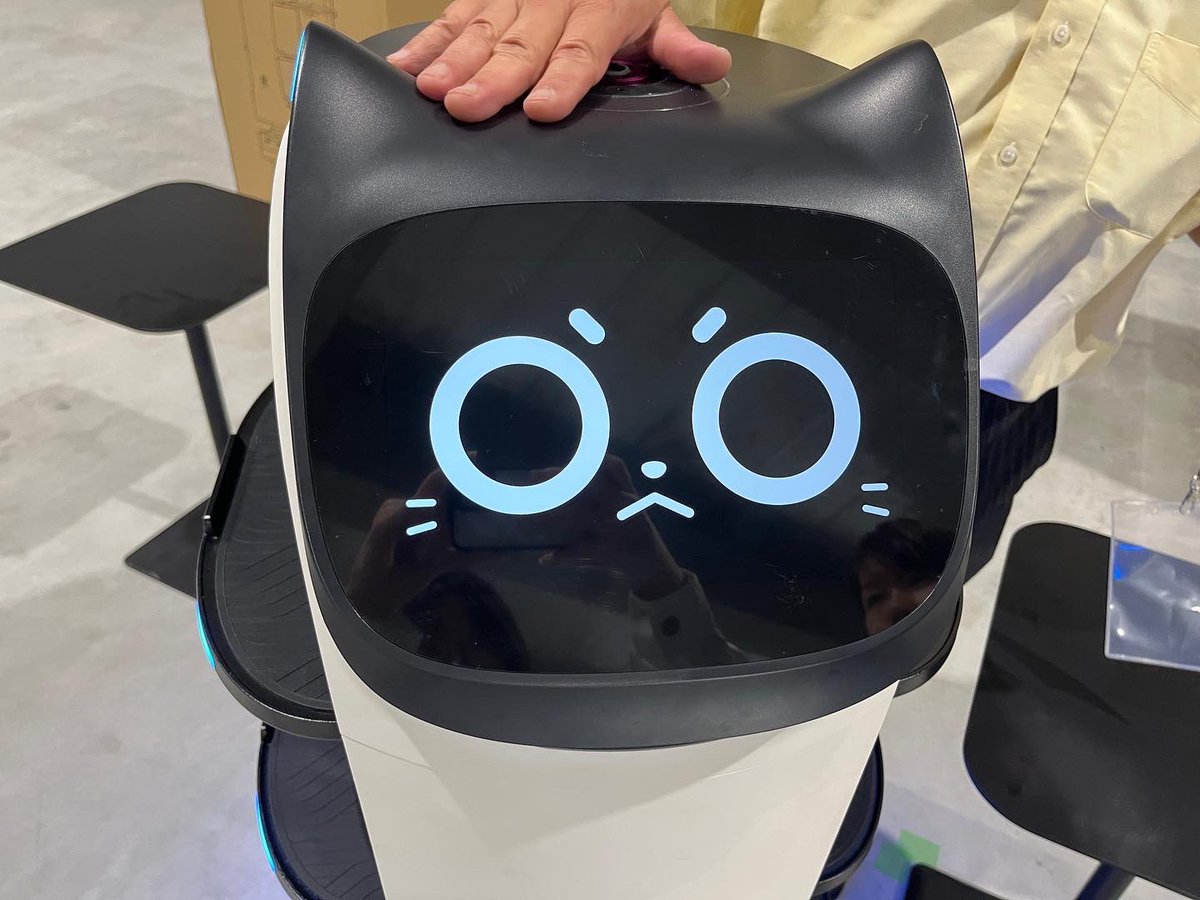 jarocholdings's tweet photo. 飲食店で最近よく見かける猫型ロボット(キャトボ)は、実はこんなに表示豊かです!!
皆さんは、どれぐらいの顔を見たことがありますか?
#CATBO36 #キャトボ #BellaBot #jaroc
#ジャロックホールディングス
#配膳ロボット #ネコ型ロボット #Pudu #CATBO
#飲食店 #配膳ロボット
#ロボット https://t.co/tZQ6EDEGkW
