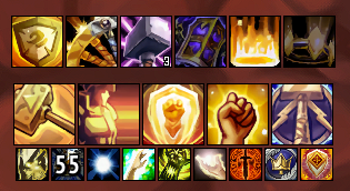 @bagelberry 17. Let us resize/move talent UI because I can't open spellbook at the same time even at lowest UI scaling(4k monitor)
18. Castbar icon on nameplates gets stuck after friendly cast or enemy that was interrupted 
19. Here is my ideal actionbar(image) and you can make it work.