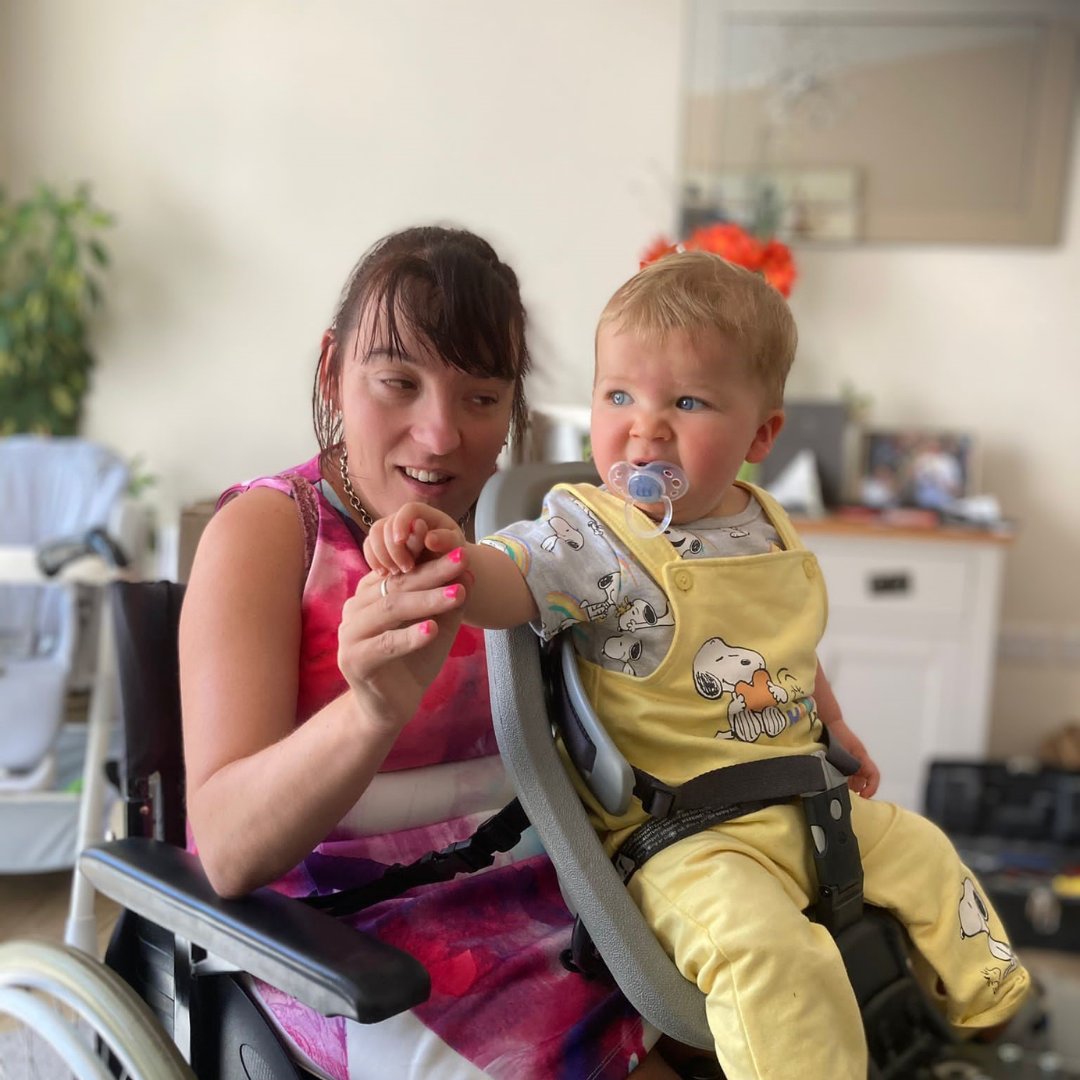 RemapUK's tweet photo. "Thanks to the help of Remap Volunteers it now means I can take my son out for walks and have quality time with him." 😀💙

Here's Katherine with her baby seat adaptation, which helps her to spend more quality time with her son. 

👉Get our help: https://t.co/j88TK2ZeEv https://t.co/7h3DoXMwHZ