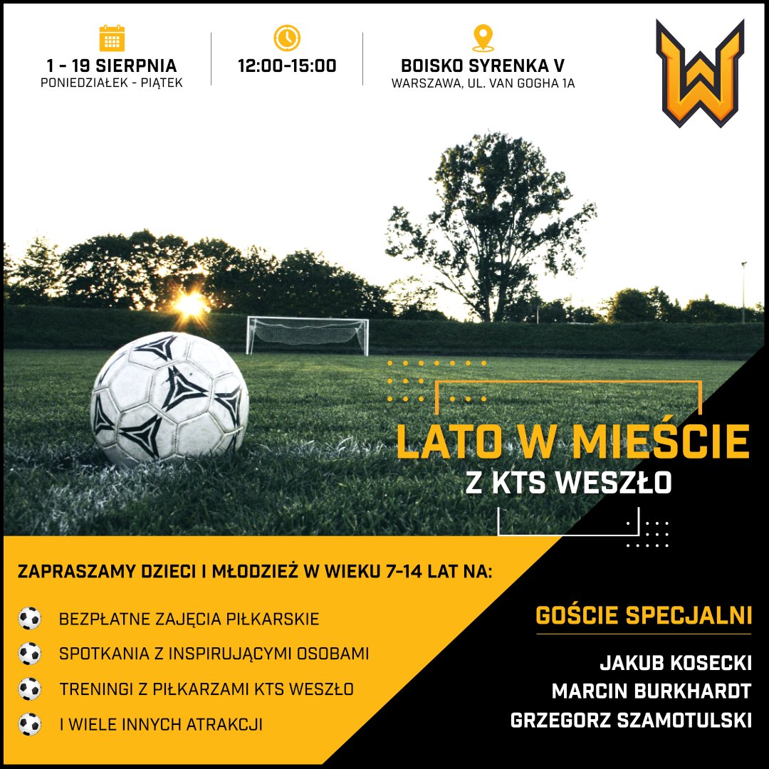 K_Stanowski's tweet image. Bardzo proszę o pomoc w reklamie.

Organizujemy na Białołęce darmowe "Lato w mieście" dla dzieci w wieku szkolnym. Od poniedziałku do piątku od 12 do 15 treningi, gry i zabawy. Wszystko wraz z byłymi reprezentantami Polski.

Podajcie dalej, a najlepiej przyślijcie dzieciaki!