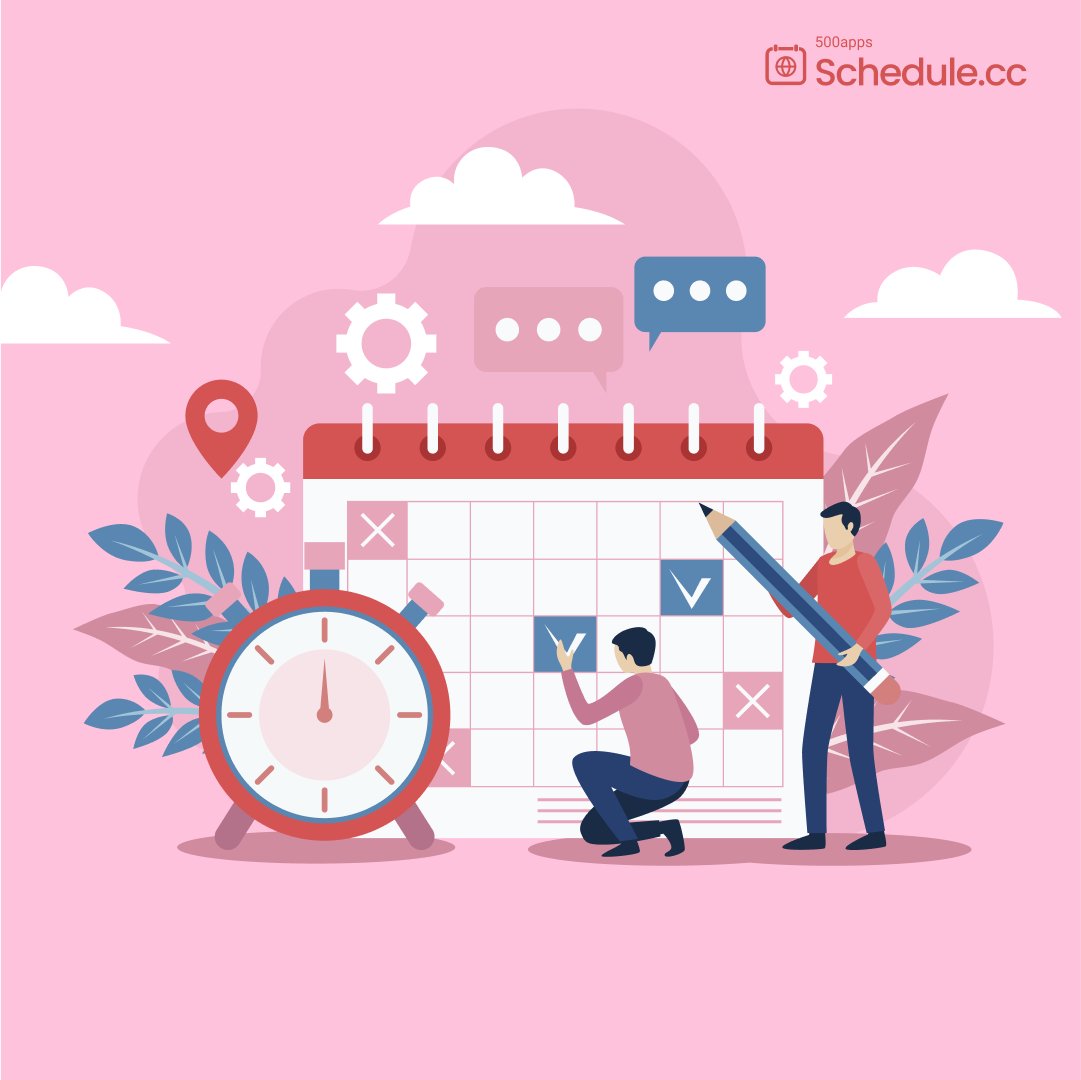 schedulecc's tweet image. Benefits of schedule.cc
▶ 3. Multi-channel Appointment Scheduling
Schedule.cc offers an inherent conferencing application for booking video arrangements. 
bit.ly/3ESRxaV
#AppointmentSchedulingSoftware #500apps #Schedulecc