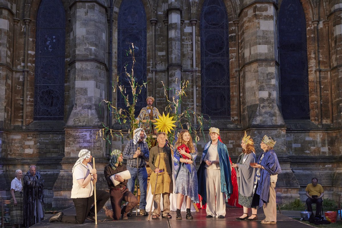 A community coming together in the shade of a big tree to share their stories on a summer’s evening. That’s the scene being played out by Lincoln Mystery Plays and it’s a picnic you are welcome to join too.

Dean's Green, 7.30pm until Sat. Tickets from lincolnmysteries.co.uk