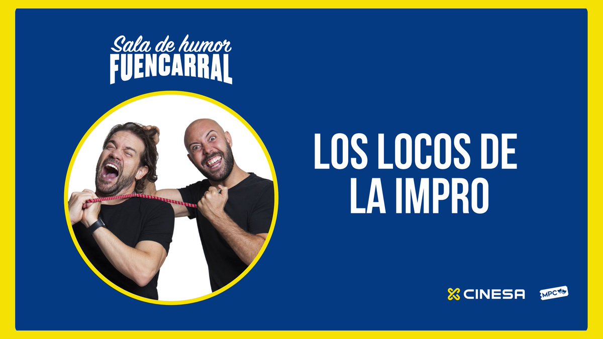 🤯 Tras petarlo en BARCELONA y hacer una gran temporada en MADRID… <a href="/andreucasanova1/">andreu casanova</a> y <a href="/JuanDavilaActor/">Juan Dávila</a> nos han dicho que se instalan en la #SaladeHumorFuencarral para hacer sus locuras

🎟 bit.ly/LocosMadrid