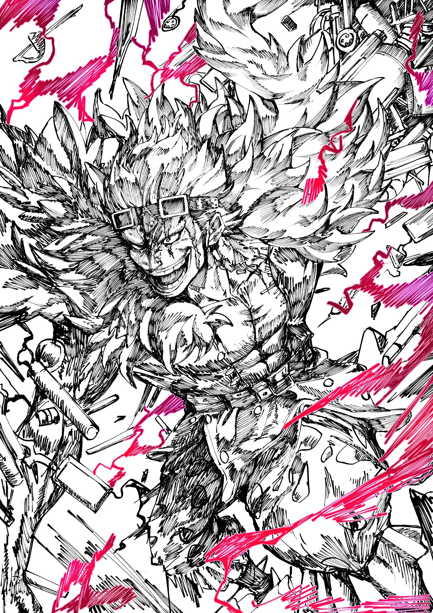 Grant Pagliacci Echo Fighter Rt Satomaru キャプテン ユースタス キッド ワンピース Onepiece イラスト T Co Q8dhrko4pu Twitter