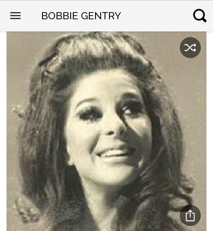 Happy birthday to this iconic country singer.  Happy birthday to Bobbie Gentry 
