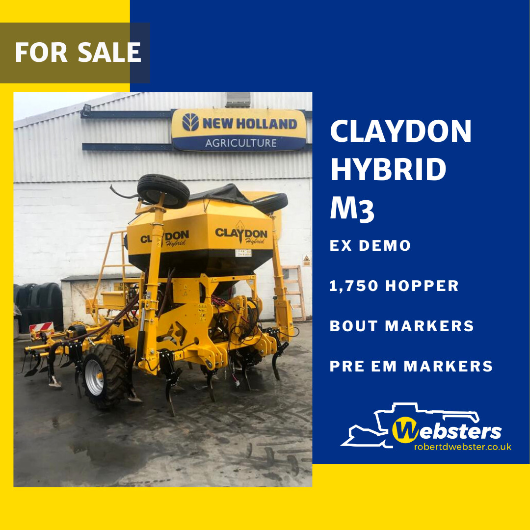 Robert D Webster LTD (@rdwebsterltd) on Twitter photo Do you want to eliminate unnecessary cultivations?
How about a machine with low running costs, with minimal wearing and moving parts?
Take a look at the <a href="/ClaydonDrill/">Spencer Claydon</a> Hybrid M3, then why not contact us for more information?
#LoveYourSoil #Claydon #WebstersGetItDone Do you want to eliminate unnecessary cultivations?
How about a machine with low running costs, with minimal wearing and moving parts?
Take a look at the <a href="/ClaydonDrill/">Spencer Claydon</a> Hybrid M3, then why not contact us for more information?
#LoveYourSoil #Claydon #WebstersGetItDone