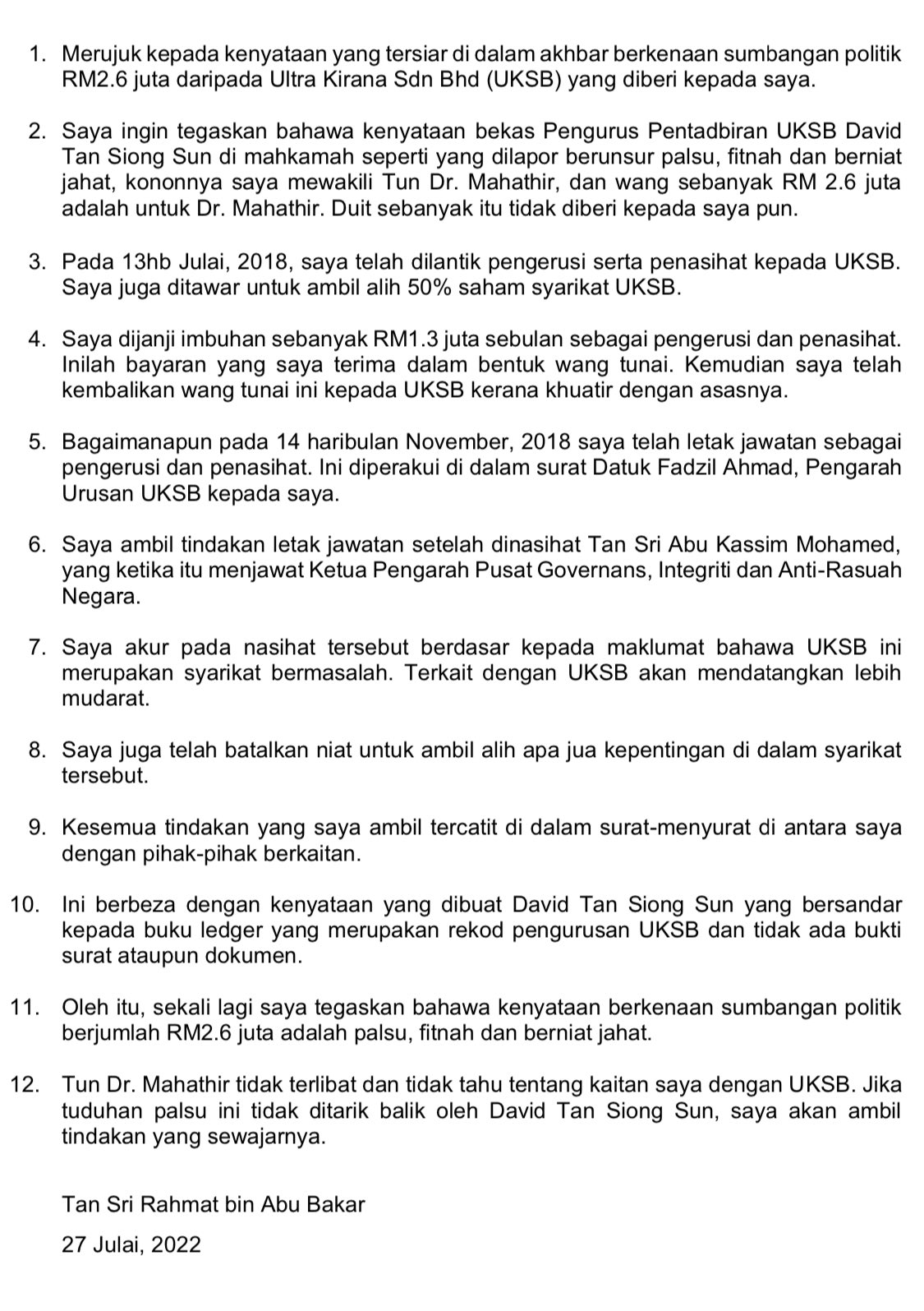 Apa Tindakan Jika Dapat Surat Naik Mahkamah 2018
