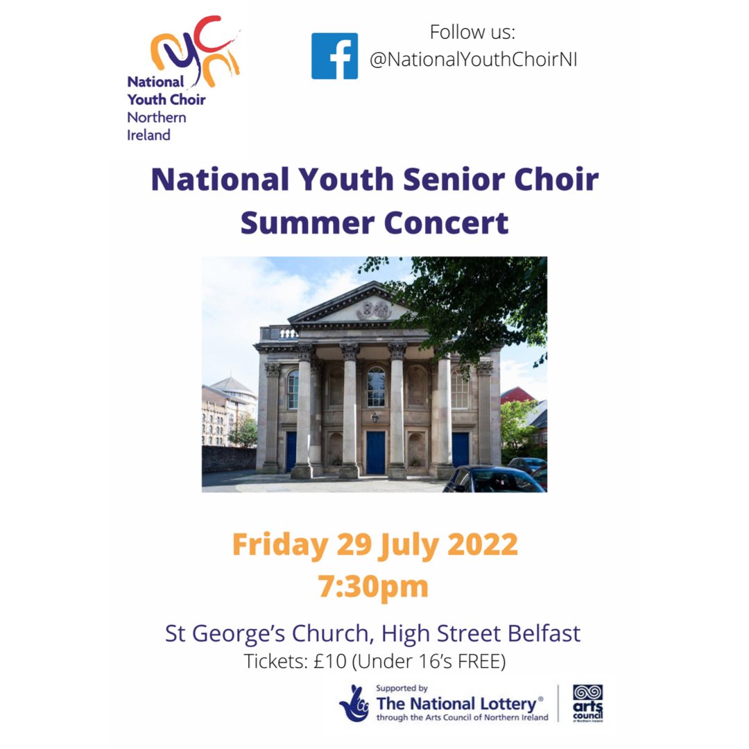 NYCNI_'s tweet photo. Senior Choir Summer Concert @ArtsCouncilNI #wearenycni https://t.co/bjDJ4KfOf0