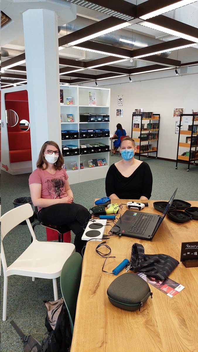 Medienpädagogik &amp; digitale Spiele gehören in Bibliotheken! Vielen Dank für den Austausch! ♡ @stbibkoeln