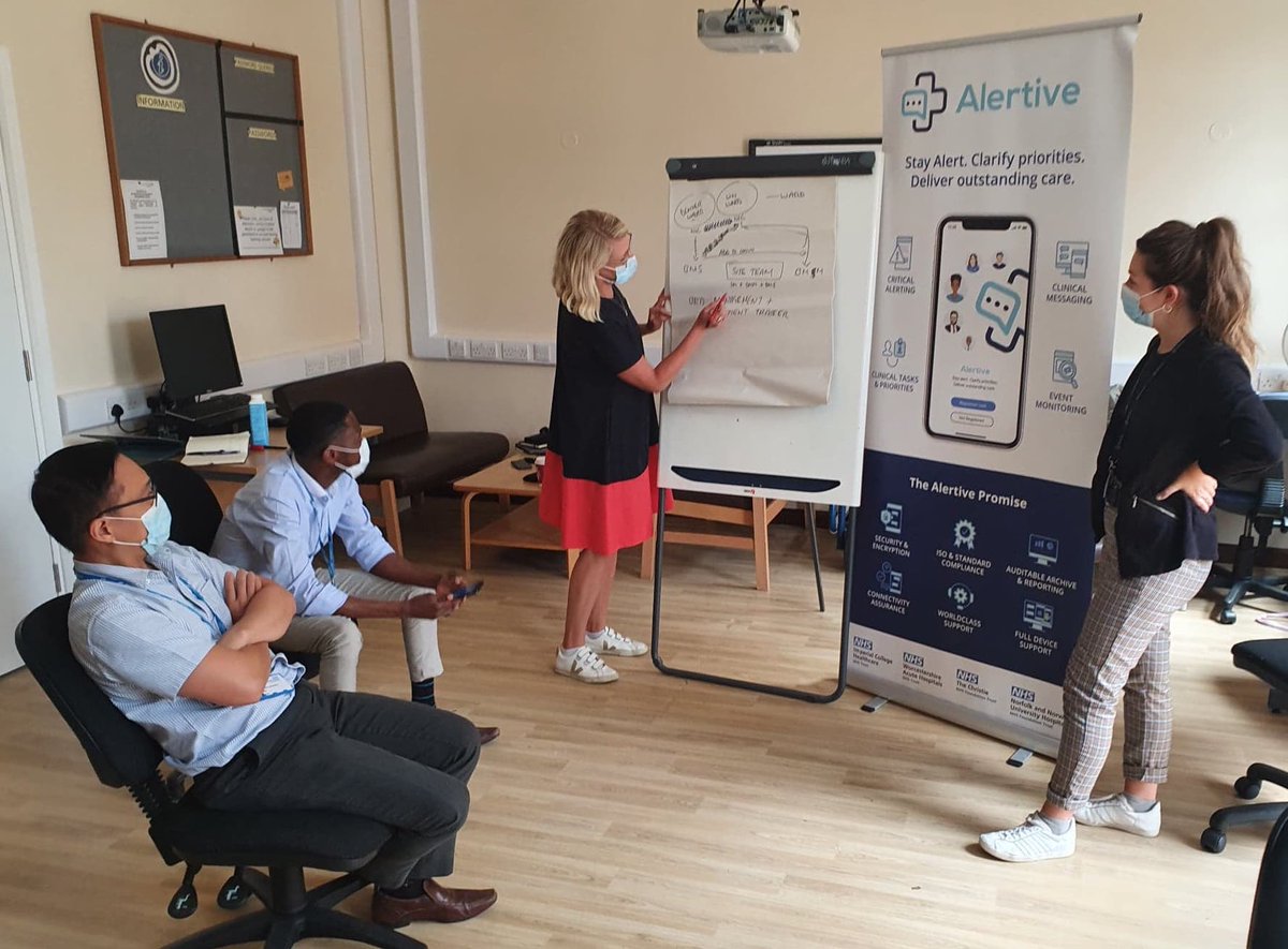 Beth Horner (@bethanyhorner4) on Twitter photo Fantastic day 2 onsite at <a href="/TeamQEH/">The QEH King's Lynn</a> doing an interactive session with the Digital Team and an afternoon of mapping work flows. Such a great team all working towards implementing <a href="/AlertiveComms/">Alertive</a> for secure clinical messaging #nhsdigital #digitaltransformation
<a href="/poppy_sanders/">Poppy Sanders</a> Fantastic day 2 onsite at <a href="/TeamQEH/">The QEH King's Lynn</a> doing an interactive session with the Digital Team and an afternoon of mapping work flows. Such a great team all working towards implementing <a href="/AlertiveComms/">Alertive</a> for secure clinical messaging #nhsdigital #digitaltransformation
<a href="/poppy_sanders/">Poppy Sanders</a>