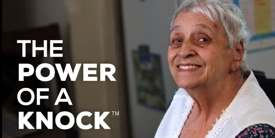 The new @_MealsOnWheels' campaign, #PowerOfAKnock, is giving us all the feels and a good reminder of the importance of our #MealsonWheels program. Take a few minutes out of your day to meet Bruce and Charlene - you won't regret it. mealsonwheelsamerica.org/the-power-of-a…