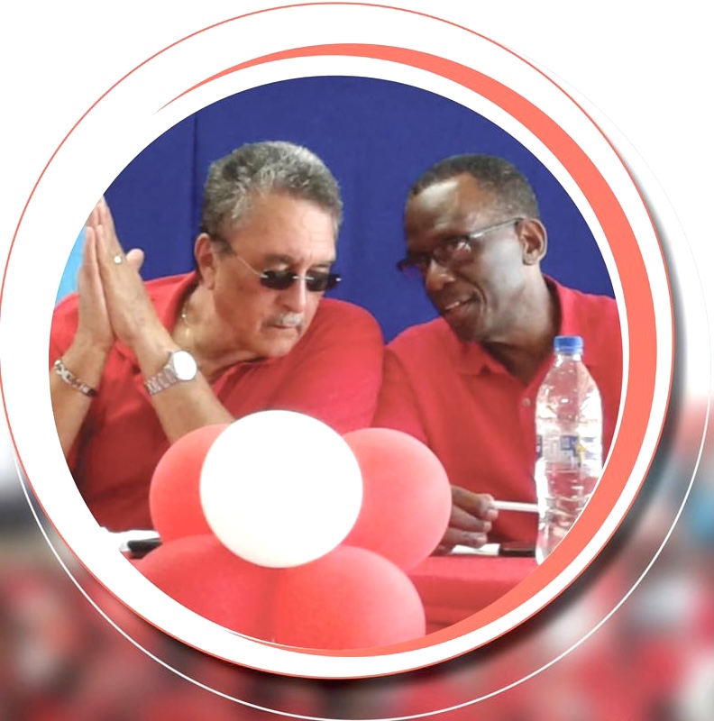 ShawnEdward01's tweet photo. On Sunday, we honoured 6-time parliamentarians: our leader, Prime Minister &amp; Castries East MP Philip J. Pierre &amp; former PM, Vieux Fort South MP Dr. Kenny D. Anthony. 25 years of honest &amp; selfless service to their constituents. Thanks for blazing the trail. 
God bless you both! https://t.co/eJWsdj4Xpd